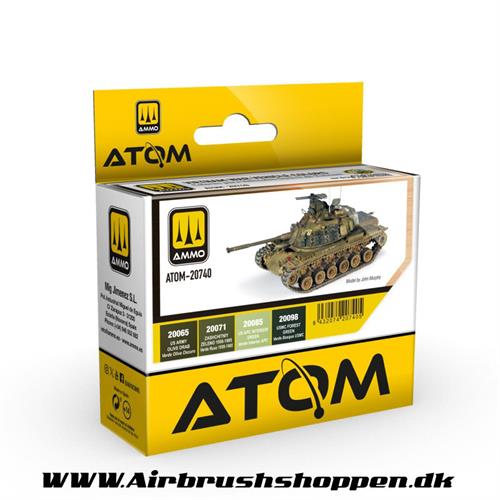 ATOM-20740 - ATOM Vietnam War Vehicles Colors Set 4 x 20ml